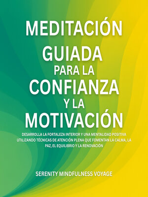 cover image of Meditación Guiada Para La Confianza Y La Motivación